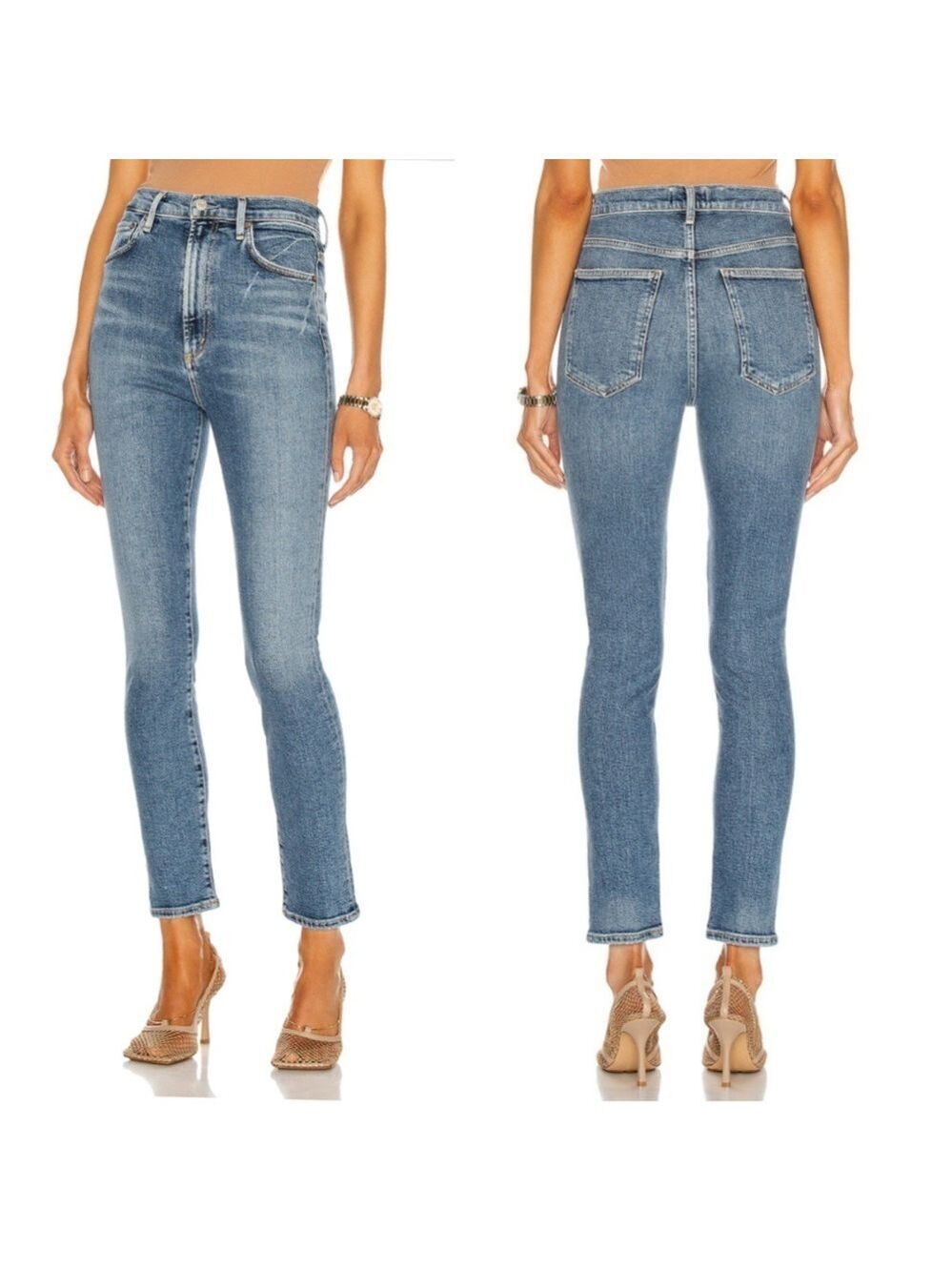 AGOLDE Pinch Waist Skinny Jeans High Waist Size 29